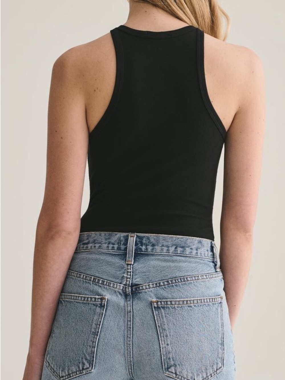 AGOLDE Rianne High Neck Racerback Bodysuit - Picture 2 of 8